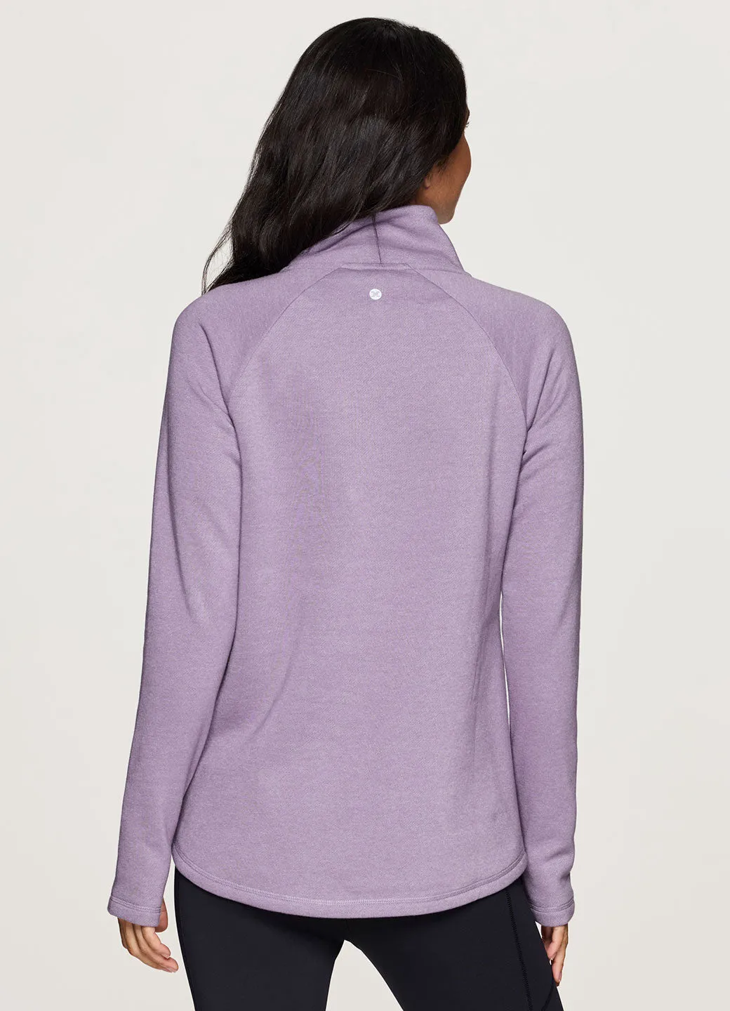 Prime Ready To Roll Fleece Zip Mock Neck Pullover