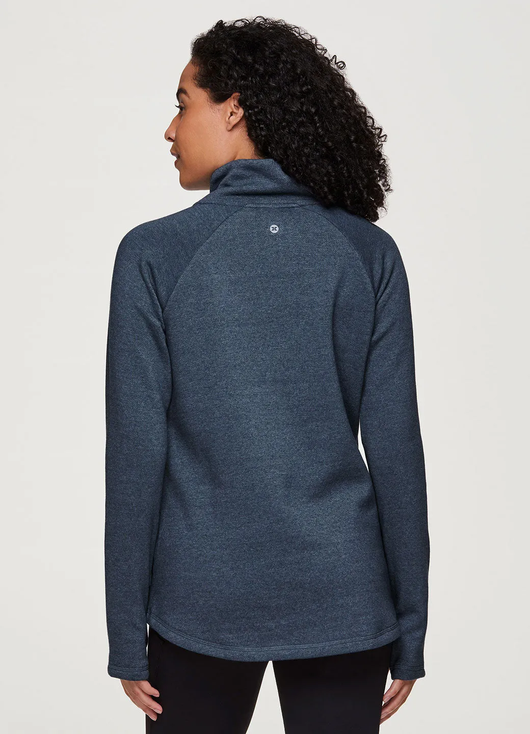 Prime Ready To Roll Fleece Zip Mock Neck Pullover