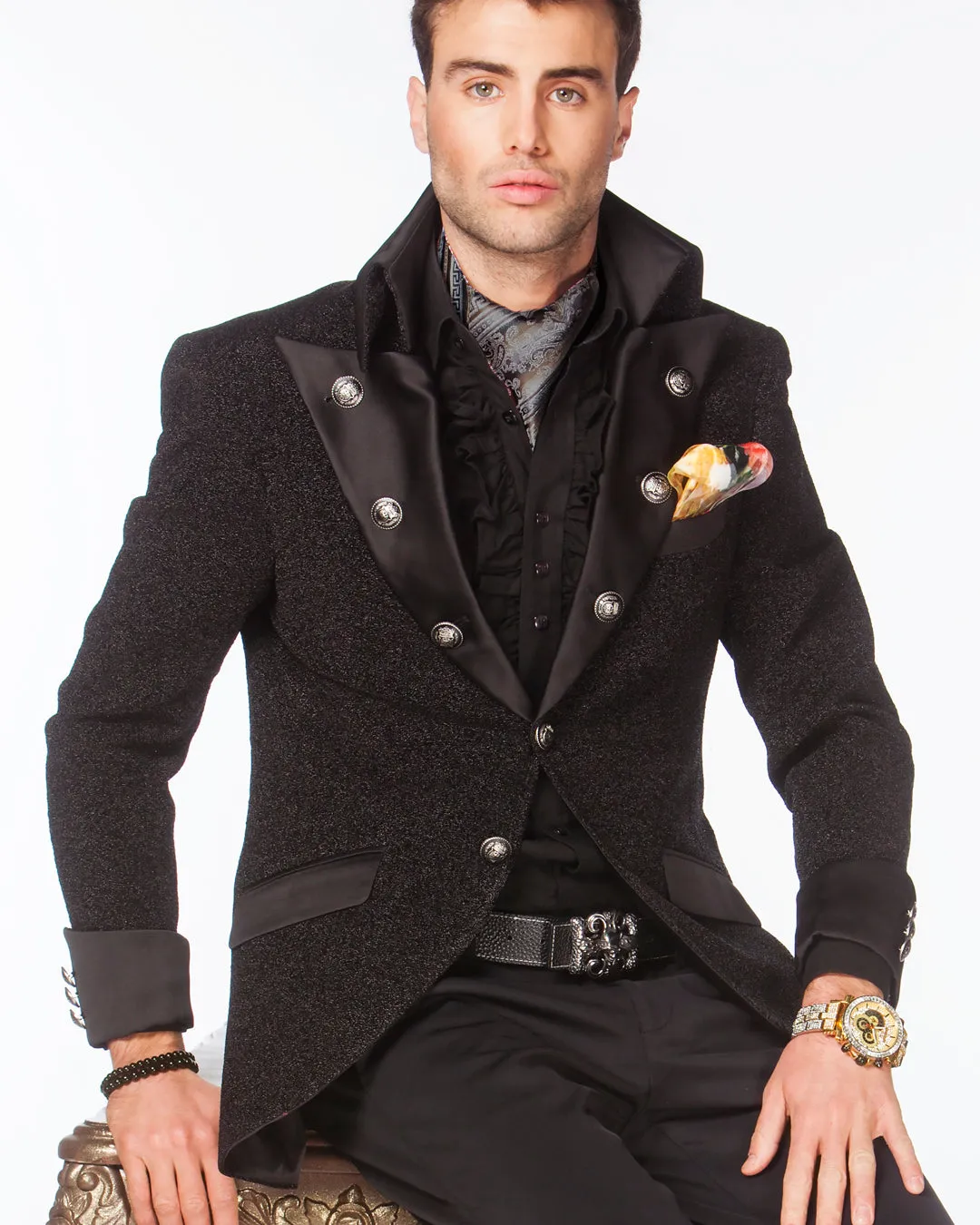 Prom Blazer - Prom 2021 - Lord Black - Semi Long Blazer