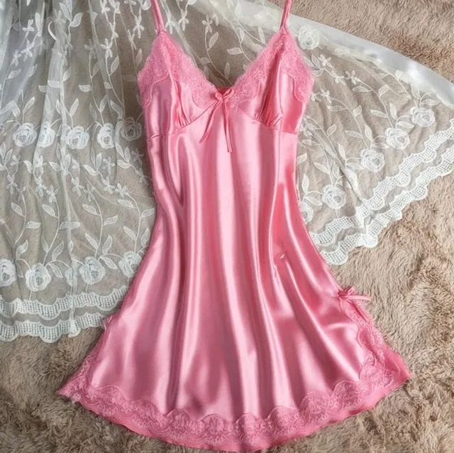 Sexy Lingerie Nightgown Off Shoulder