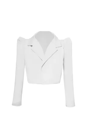 Shay Crop Blazer Chantilly