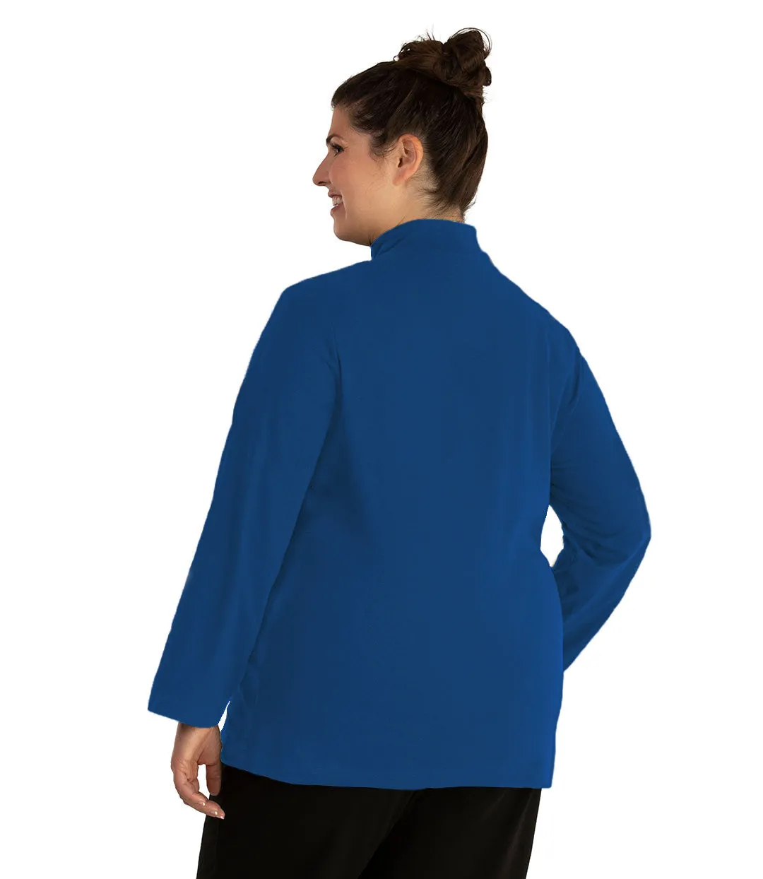 Stretch Naturals Lite Mock Neck Top Classic Colors - FINAL SALE