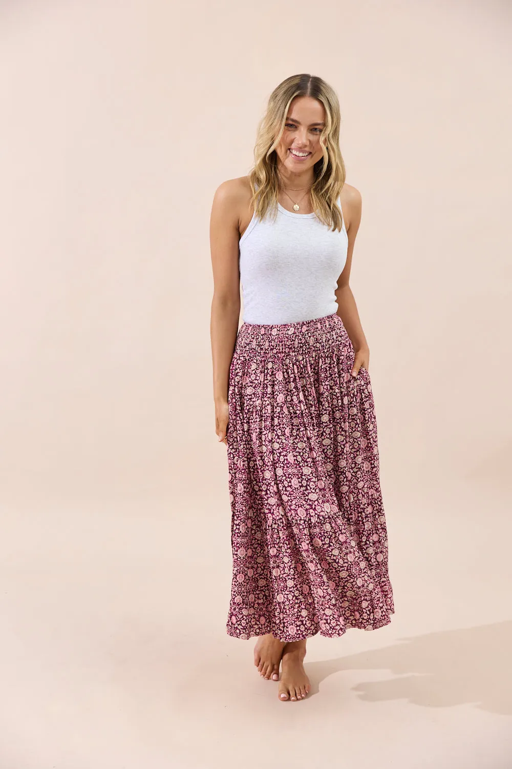 Sunset Skirt - Floral