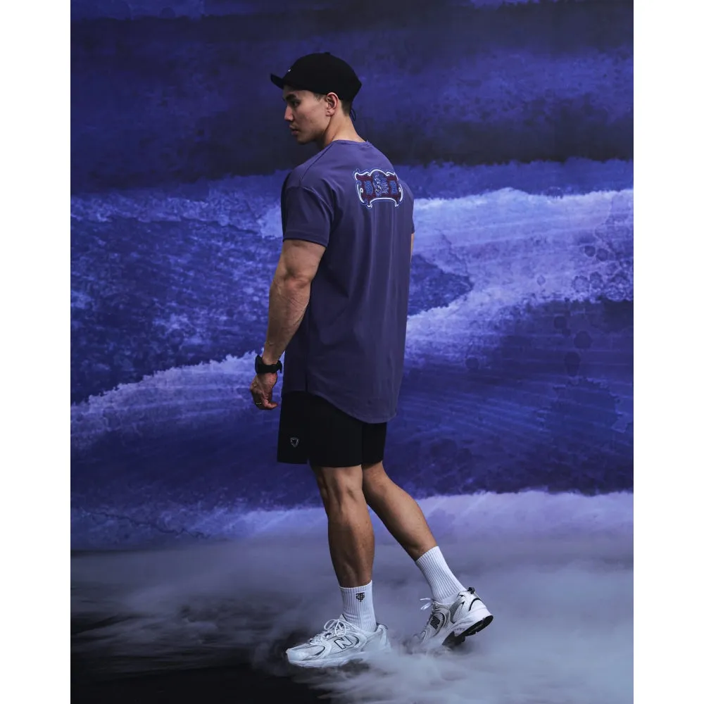 TEAMJOINED JOINED CNY24 CNY24 DRAGON ADAPT DROP SHOULDER MUSCLE TEE-INDIGO