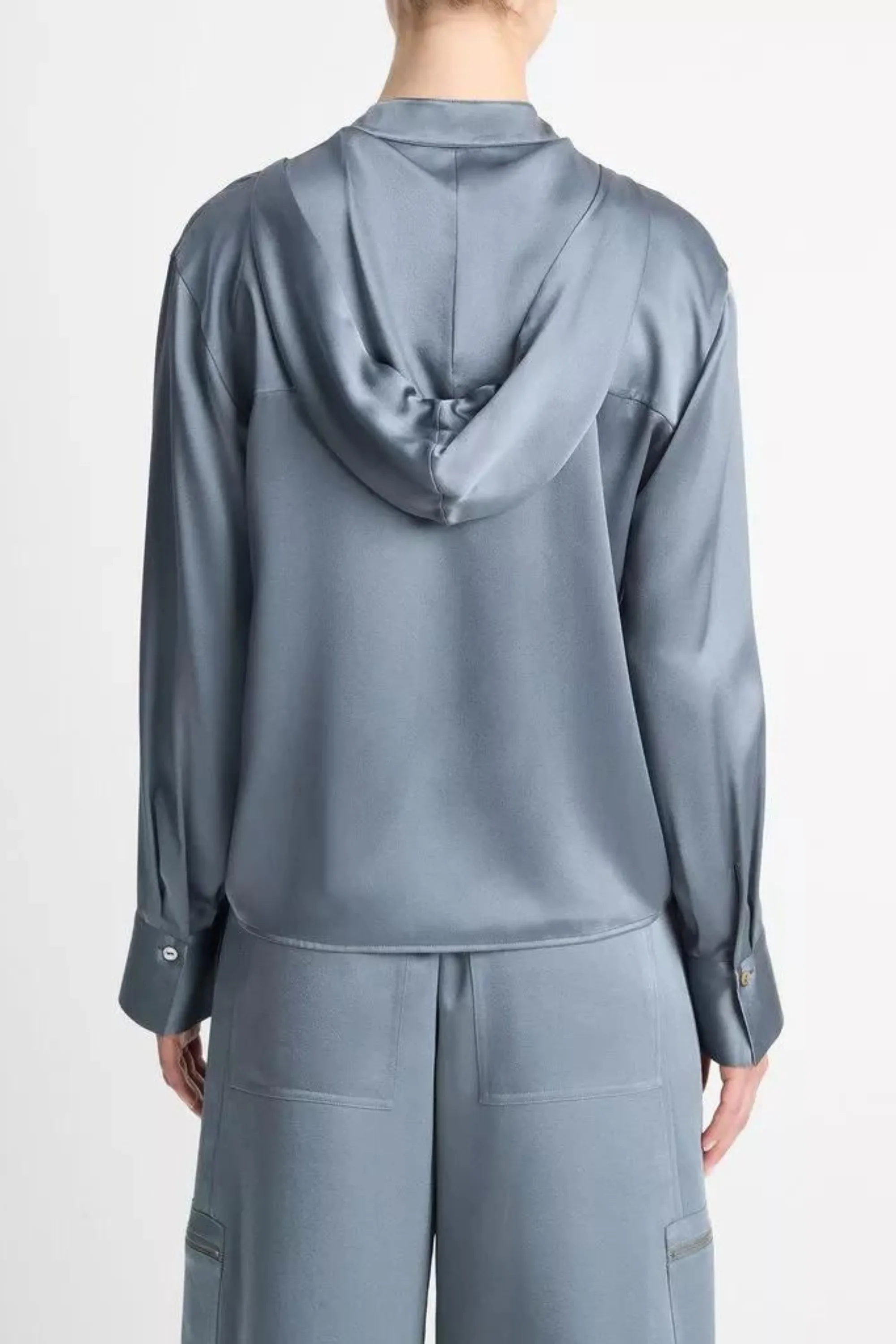 Vince Hooded Blouse