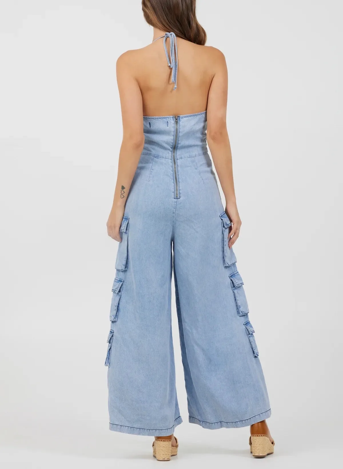 Vintage Havana Tencel Jumpsuit