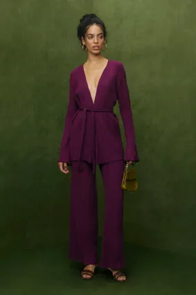 VIOLA BLOUSE PLUM