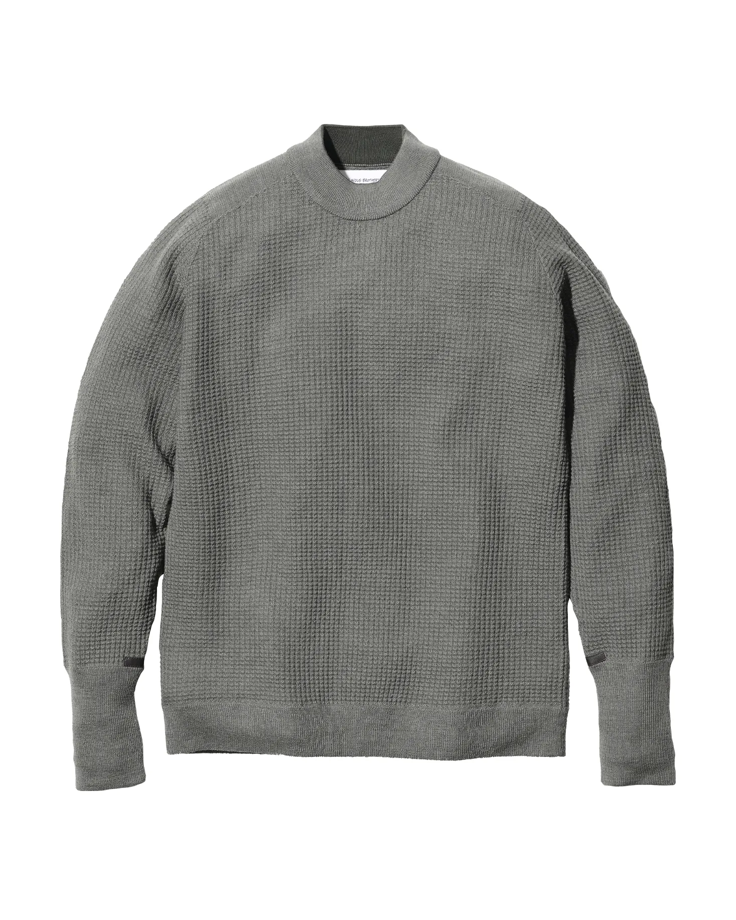 Waffle Mock Neck Sweater