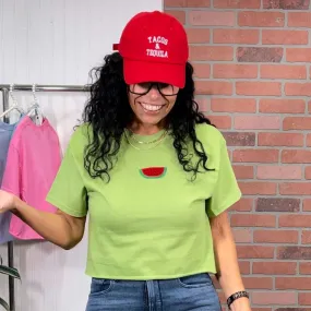 Watermelon Fruit Crop Top