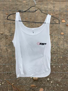 Women's Flowy Tank Top - WHITE