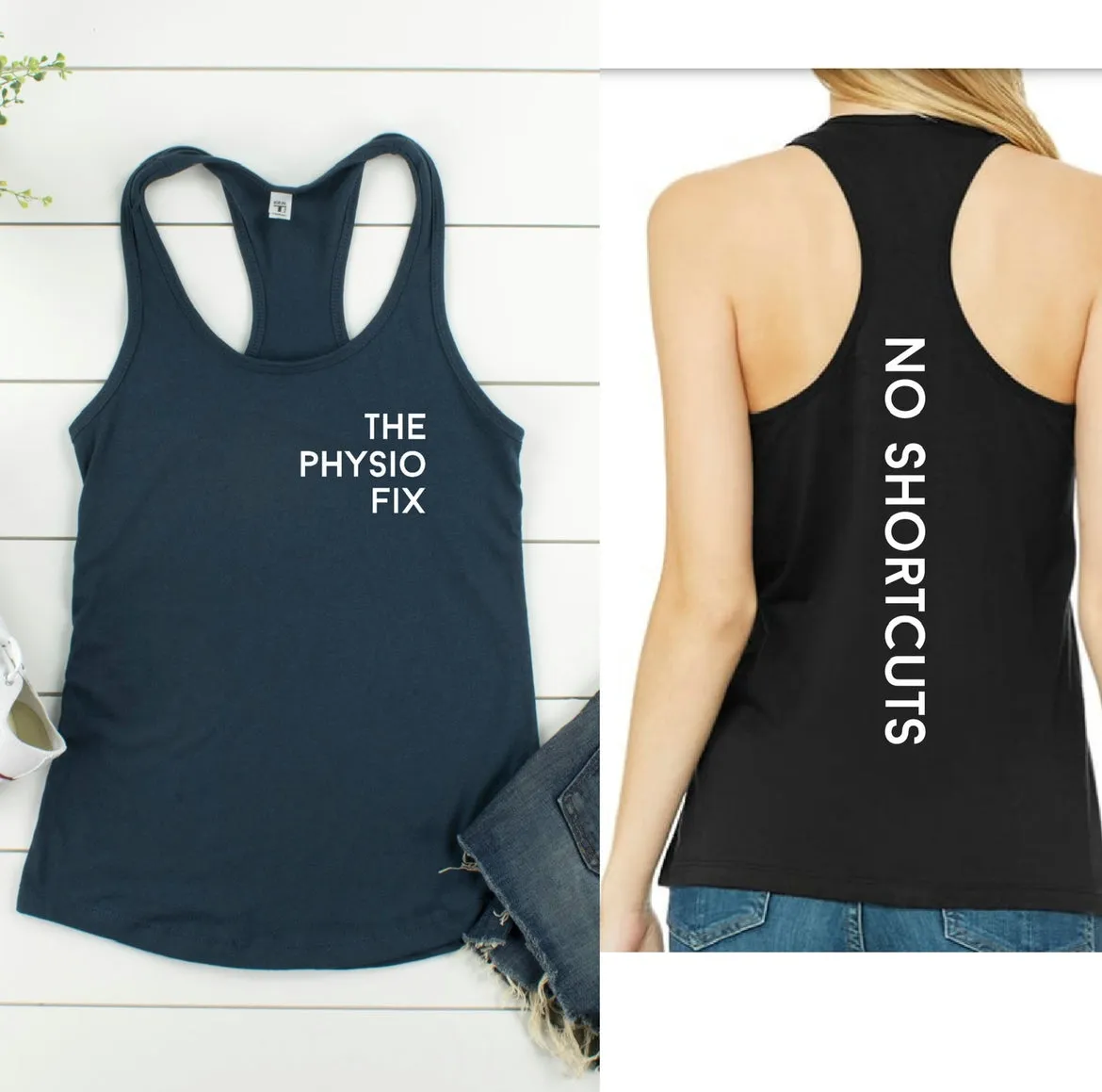 Women’s “No Shortcuts” Racerback Tank Top