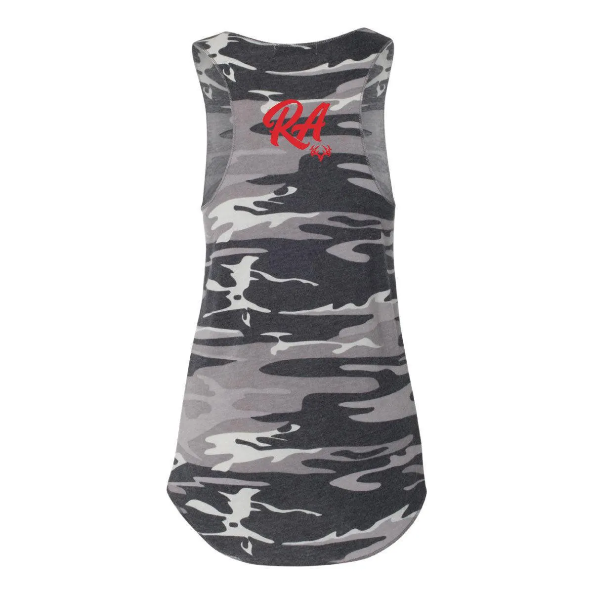 Womens Rebel Camo Racerback Tank Top